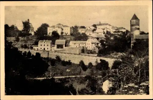 Ak Rataje nad Sázavou Mittelböhmen, Teilansicht