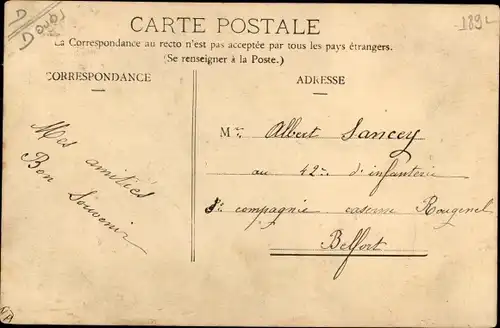 Ak Montfaucon Doubs, L'Eglise