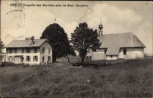 Ak Broc Gruyère Kanton Freiburg, Chapelle des Marches