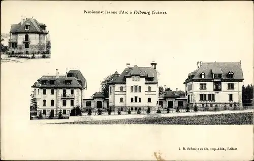 Ak Fribourg Freiburg Stadt Schweiz, Pensionnat Jeanne d'Arc