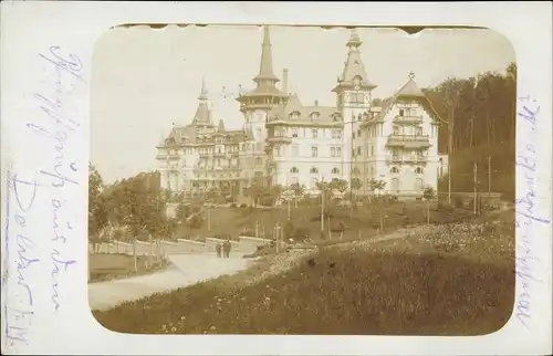 Foto Ak Zürich Stadt Schweiz, Blick auf ein Hotel