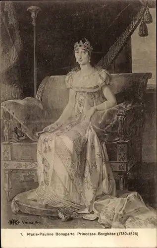 Ak Marie Pauline Bonaparte, Princesse Borghèse