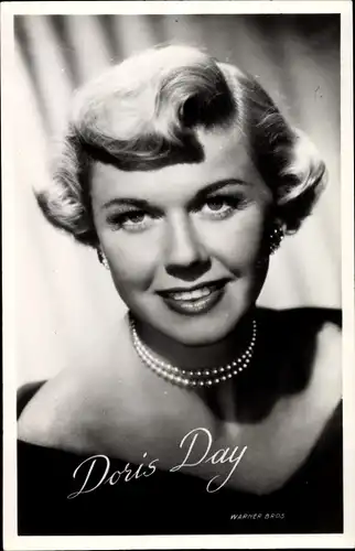 Ak Schauspielerin Doris Day, Portrait