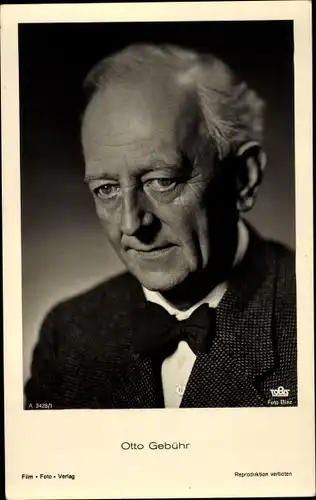 Ak Schauspieler Otto Gebühr, Portrait