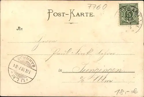 Ak Schriftsteller und Dichter Joseph Victor von Scheffel, Portrait