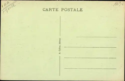 Ak Bar le Duc Meuse, Borne de la Voie Sacree