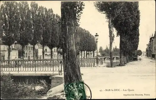 Ak Bar le Duc Meuse, Les Quais