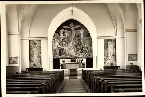 Ak Wettringen im Münsterland, Schüler- und Jugendheim St. Josefshaus, Altar