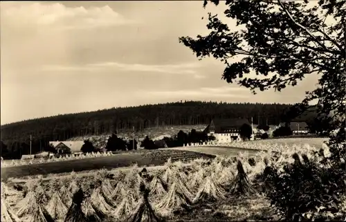 Ak Holzhau Rechenberg Bienenmühle Erzgebirge, Blick zum FDGB Erholungsheim Fortschritt