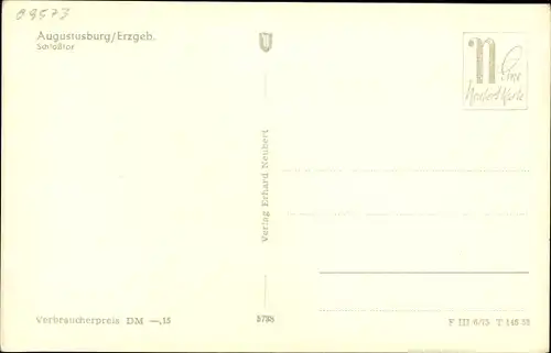 Ak Augustusburg Sachsen, Schlosstor