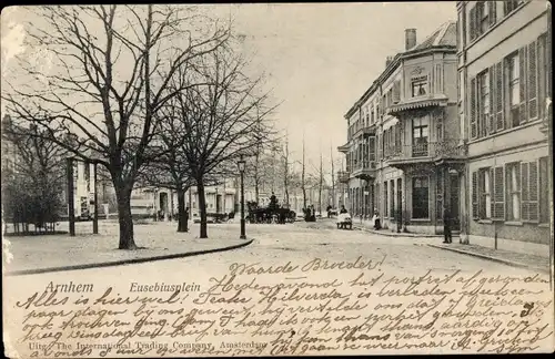 Ak Arnhem Gelderland Niederlande, Eusebiusplein