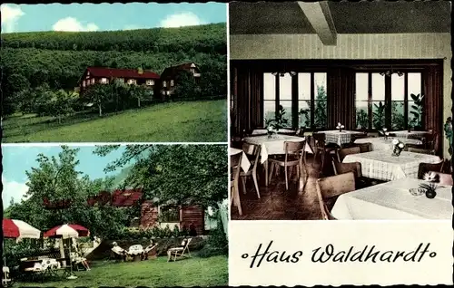 Ak Seelbach im Westerwald, Hotel Haus Waldhardt, Garten