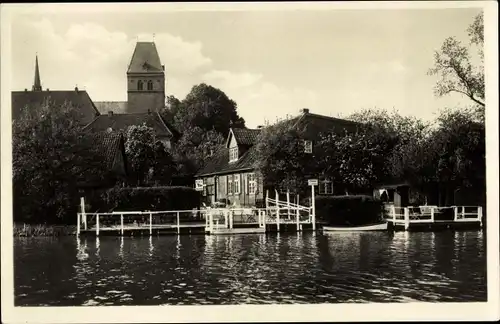 Ak Ratzeburg im Herzogtum Lauenburg, Pension C. Berger, Domhof 23