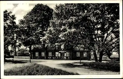 Ak Lageberg bei Neustadt in Holstein, Gasthof Zur Doppeleiche