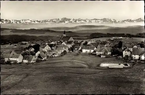 Ak Görwihl im Schwarzwald Baden, Totale, Albert Schweizer Haus, Gemeindehaus u. Tagungsheim