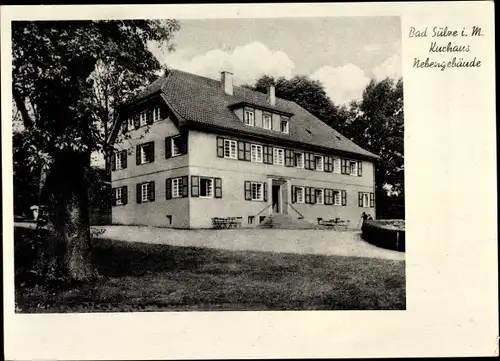Ak Bad Sülze in Mecklenburg, Kurhaus, Nebengebäude
