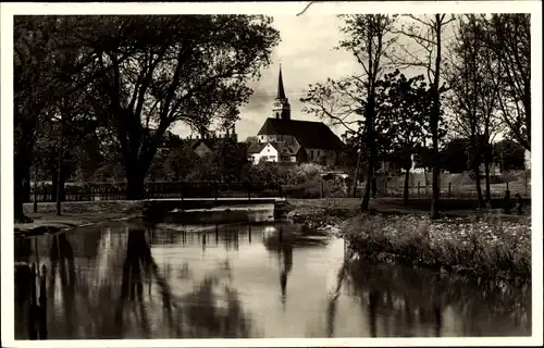 Ak Ehingen an der Donau, Blick zur Kirche