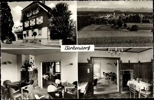 Ak Birkendorf im Schwarzwald Baden Württemberg, Teilansicht, Kaffee Th. Fechtig