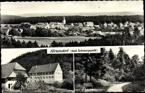 Ak Birkendorf im Schwarzwald Baden Württemberg, Gesamtansicht, Irlmühle, Idyll im Schlüchtal