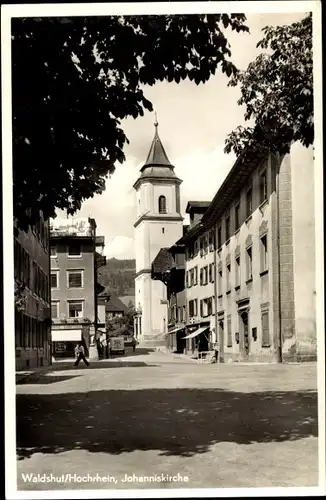 Ak Waldshut Tiengen am Hochrhein, Johanniskirche