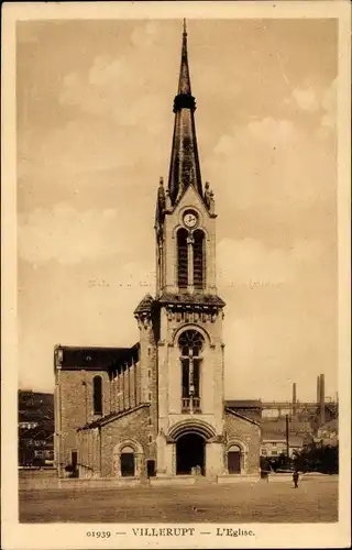 Ak Villerupt Meurthe et Moselle, Kirche