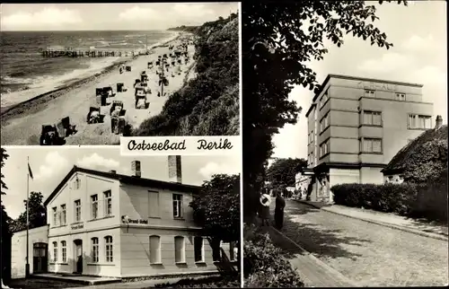 Ak Ostseebad Rerik, Strand, Seebrücke, Kurhaus, Strand-Hotel