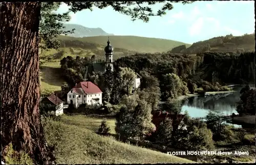 Ak Höglwörth Anger im Rupertiwinkel Oberbayern, Kloster