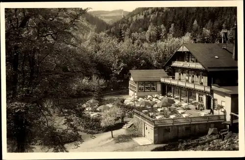 Ak Tabarz im Thüringer Wald, Hotel Schweizerhaus