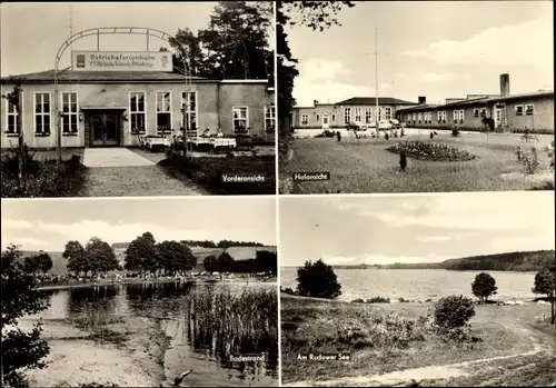 Ak Lenzen an der Elbe Prignitz, Betriebsferienheim VEB Märkische Ölwerke Wittenberge, Rudower See