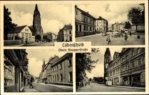 Ak Lüdenscheid, Obere Knapperstraße, Bergmann Bürobedarf