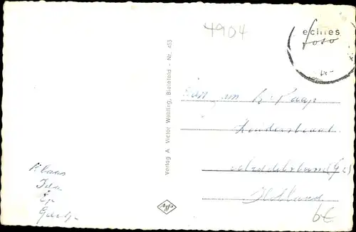 Ak Enger in Westfalen, Steinstraße, Mahnmal