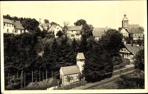Foto Ak Tecklenburg in Westfalen, Teilansicht