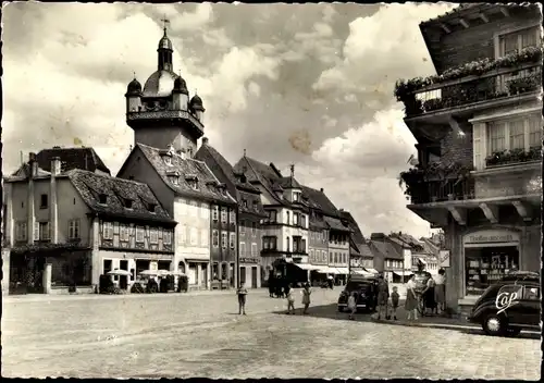 Ak Sélestat Schlettstadt Elsass Bas Rhin, Rue du 4 Zouaves