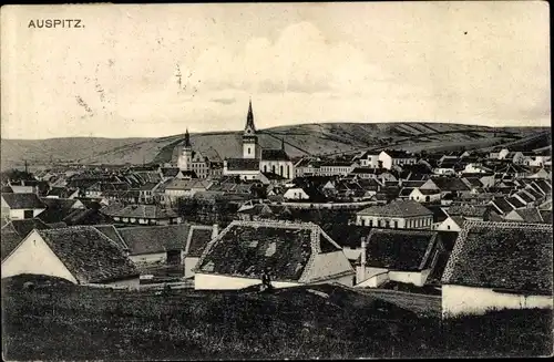 Ak Hustopeče Auspitz Südmähren, Panorama