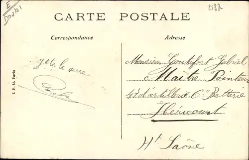Ak Montbéliard Doubs, Rue Cuvier