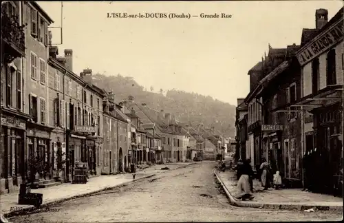 Ak L'Isle sur le Doubs, Grande Rue, Epicerie