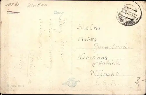 Ak Klatovy Klattau Region Pilsen, Gesamtansicht