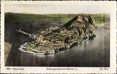 Ak Gibraltar, Vista general, Algeciras Andalusien