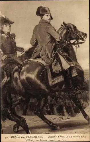 Künstler Ak Vernet, Horace, Napoleon, Bataille d'Iéna 1806, Musee de Versailles
