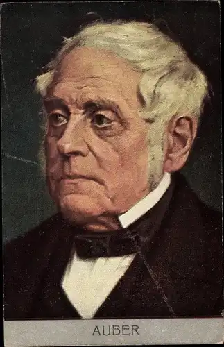 Ak Daniel François Esprit Auber, Komponist, Portrait