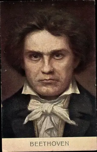 Ak Ludwig van Beethoven, Komponist, Portrait