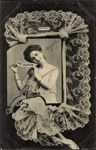 Ak Alencon Orne, Les Dentelles, Spitze, Frauenportrait, Auvergne