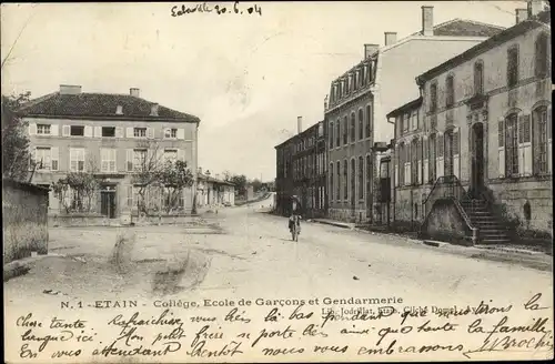 Ak Étain Meuse, College, Ecole de Garcons et Gendarmerie