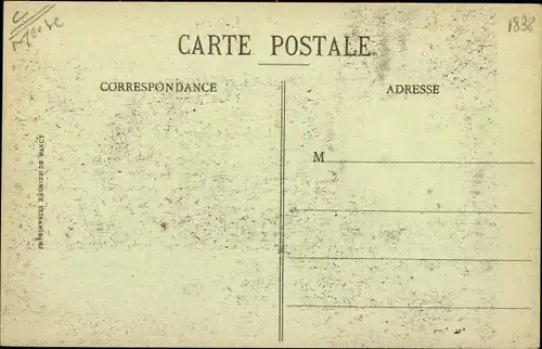 Ak Auzéville en Argonne Meuse, Straßenpartie