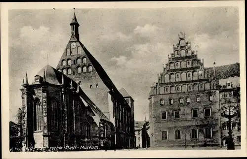 Ak Freiberg in Sachsen, Dom, Stadt Museum