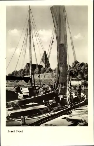 Ak Kirchdorf Insel Poel Mecklenburg, Fischerhafen Kirchdorf