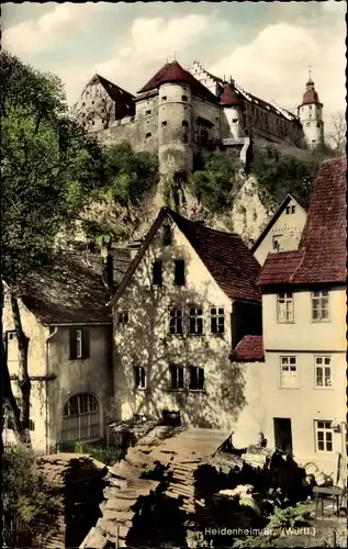 Ak Heidenheim an der Brenz, Blick zum Schloss