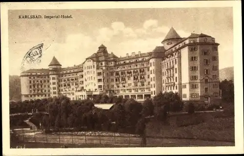 Ak Karlovy Vary Karlsbad Stadt, Imperial-Hotel
