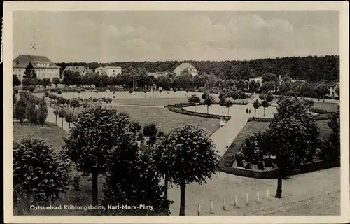 Ak Ostseebad Kühlungsborn, Karl-Marx-Platz