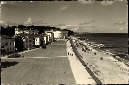 Ak Seebad Heiligendamm Bad Doberan, Promenade